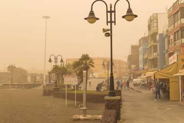 Telde advierte del peligro del baño en las playas del municipio (Foto Antonio Rico)